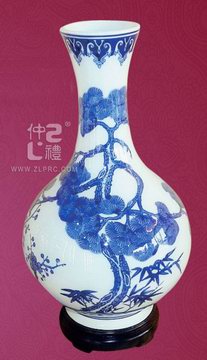 青花瓷花瓶A款,ZLSJ11