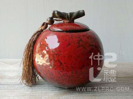 窑变中号大红,ZLMS-24